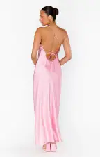 Dani Slip Dress ~ Light Pink Luxe Satin(XXS)