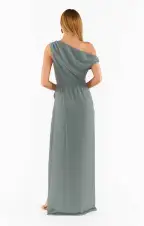 Jodie Dress ~ Deep Sage Chiffon(XXS)