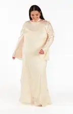 Sarah Dress ~ Cream Daisy Burnout(XXS)
