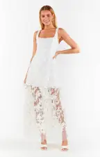 Stephanie Dress ~ 3D Floral Embroidery(XXS)