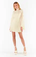 Sarah Mini Dress ~ Cream Daisy Burnout(XXS)