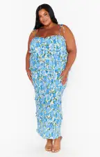 Stella Smocked Dress ~ Cottage Floral Blue(XXS)