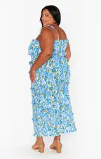 Stella Smocked Dress ~ Cottage Floral Blue(XXS)