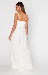 Gabriella Maxi Dress ~ White Enchanted Embellishment(XXS)