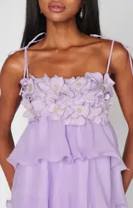 Gabriella Maxi Dress ~ Lilac Enchanted Embellishment(XXS)