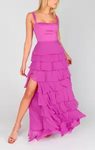 Katarina Maxi Dress ~ Magenta Majesty(XXS)