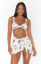 Lido Sarong ~ Shell Linen(S/M)