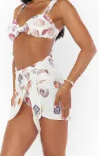 Lido Sarong ~ Shell Linen(S/M)