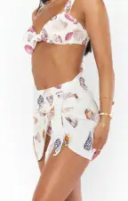 Lido Sarong ~ Shell Linen(S/M)