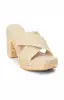 Matisse Caravan Platform Heel ~ Natural(6)