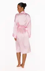 Mumu x Curateur The Harlow Robe ~ Pink Stripe(OS)