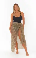 Universal Sarong ~ Glitter Python(OS)