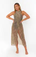 Universal Sarong ~ Glitter Python(OS)