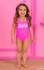 Lil Barbie™ Babe One Piece ~ Malibu Pink(1T)
