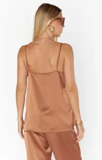 Spotlight Tank ~ Copper Luxe Satin(XS)