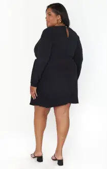 Stage Skort Dress ~ Black Shimmy Shine(XS)