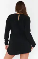 Stage Skort Dress ~ Black Shimmy Shine(XS)