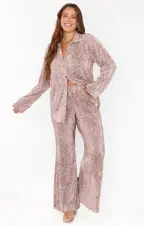 Overtime Pants ~ Snake Pleat(XS)