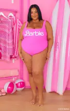 Barbie™ Babe One Piece ~ Malibu Pink(XS)