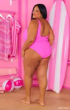 Barbie™ Babe One Piece ~ Malibu Pink(XS)