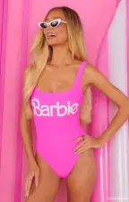 Barbie™ Babe One Piece ~ Malibu Pink(XS)