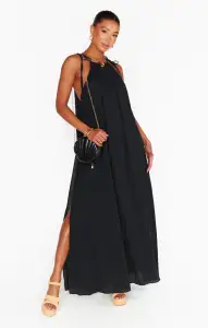 Rochester Maxi Dress ~ Black(XS)