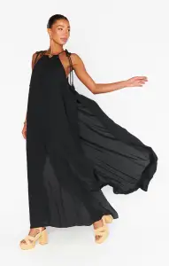 Rochester Maxi Dress ~ Black(XS)