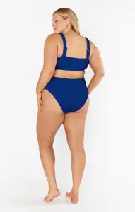 Hot Tub Top ~ Navy Scrunch(XS)
