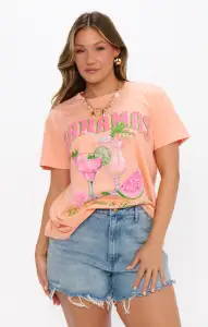 Check In Tee ~ Bahamas Graphic(XS)