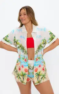 Port Button Down ~ Island Life(XS)