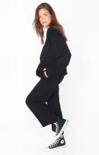 Scout Sweater ~ Black Knit(XS)