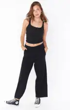 Samson Lounge Pants ~ Black Knit(XS)