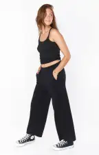 Samson Lounge Pants ~ Black Knit(XS)