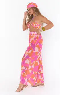 Jet Setter Pants ~ Sunset Daiquiri(XS)