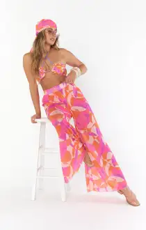 Jet Setter Pants ~ Sunset Daiquiri(XS)