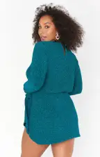 Stage Skort Dress ~ Aqua Shimmy Shine(XS)