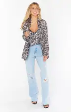 Spotlight Tank ~ Cheetah Sequin(XS)