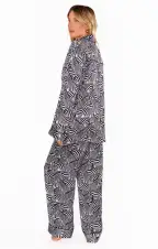 Classic PJ Set ~ Zebra Silky(XS)