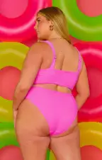 Sail Bottom ~ Hot Pink Scrunch(XS)
