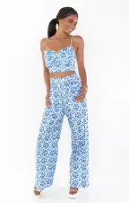 Rue Trouser ~ Teagan Floral(XS)