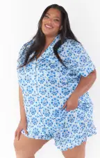 Daydreaming PJ Set ~ Blue Teagan Floral(XS)