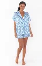 Daydreaming PJ Set ~ Blue Teagan Floral(XS)