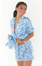 Daydreaming PJ Set ~ Blue Teagan Floral(XS)