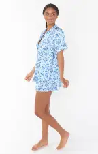 Daydreaming PJ Set ~ Blue Teagan Floral(XS)