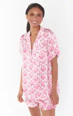 Daydreaming PJ Set ~ Pinck Teagan Floral(XS)