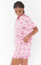 Daydreaming PJ Set ~ Pinck Teagan Floral(XS)