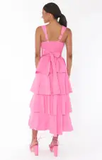 Meg Midi Dress ~ Pinck Poplin(XS)