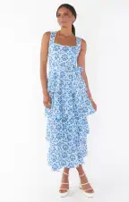 Meg Midi Dress ~ Teagan Floral(XS)