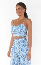 Chateau Bow Top ~ Teagan Floral(XS)