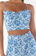 Chateau Bow Top ~ Teagan Floral(XS)